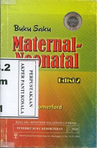 Image of Buku saku maternal-neonatal