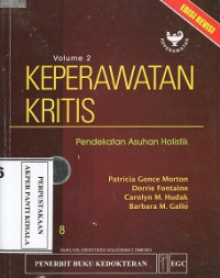 Image of Keperawatan kritis pendekatan asuhan holistik vol. 2