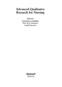 Image of Advanced Qualitative Research for Nursing