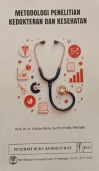 Image of Metodologi Penelitian Kedokteran Dan Kesehatan